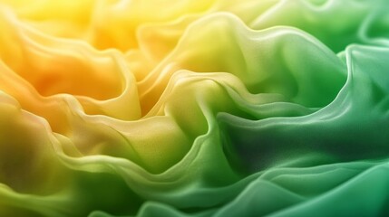 Fototapeta premium Glowing green yellow gradient background, dynamic shapes texture, mobile wallpaper, high contrast elements, Generative AI