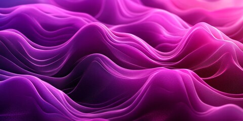 Obraz premium Glowing purple magenta gradient background, subtle transitions texture, mobile wallpaper, seamless color flow, Generative AI