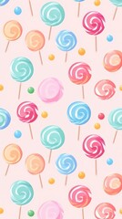 Candy confectionery backgrounds lollipop.