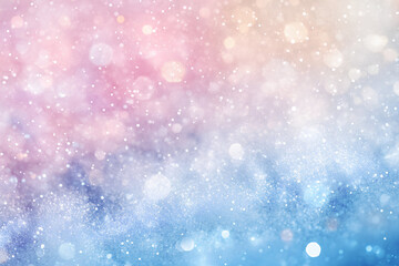 Fototapeta premium Close-Up of Sparkling Ice Flakes and Snow Illuminated by Soft Sunlight 