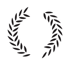 laurel wreath vector