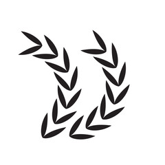 laurel wreath vector