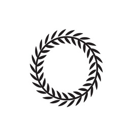laurel wreath vector
