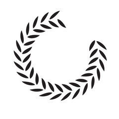 laurel wreath vector