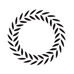 laurel wreath vector