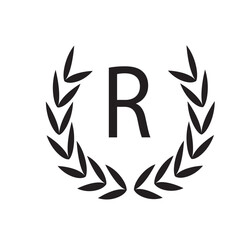 laurel wreath vector