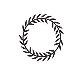 laurel wreath vector