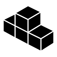 Box icon in glyph style