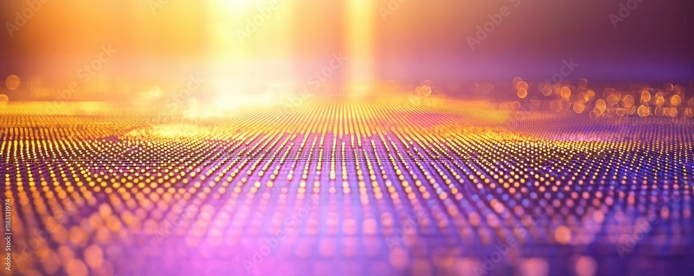 Poster Matrix abstract background idea. Vibrant abstract technology background with glowing patterns and colors.