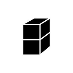 Box icon in glyph style