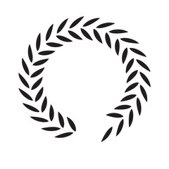 laurel wreath vector