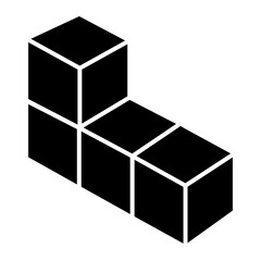 Box icon in glyph style