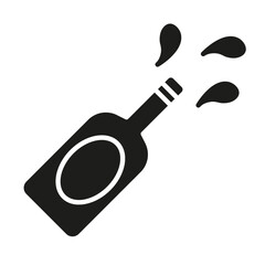 Celebration icon in glyph style