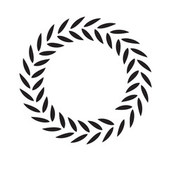 laurel wreath vector