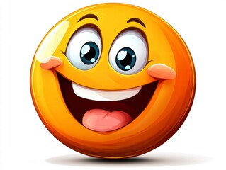 Joyful emoji expression digital art graphic design bright colors fun concept for engaging content