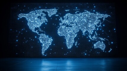 world map with code
