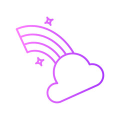 rainbow gradient icon