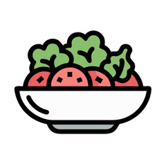 salad icon design