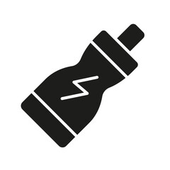 Energy drinks icon in glyph style