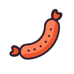 sausage icon design