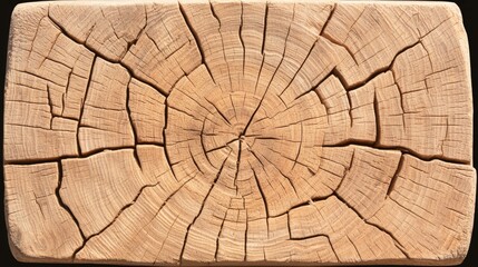 Fototapeta premium Cutting-edge wood grain patterns forest workshop image showcase rustic environment top-down view natural aesthetics