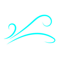 Doodle wind line sketch. Hand drawn doodle wind motion, air blow, swirl elements. Sketch drawn air blow motion, freshness, smoke flow art. Wind and air flow icons gusts. vector illustration