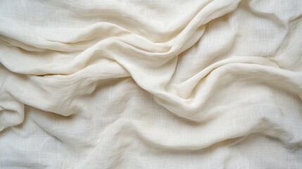 Textured white fabric close-up softness and elegance still life photography neutral tones minimalist aesthetic
