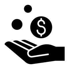 Charge icon in glyph style