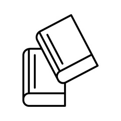 library book line icon