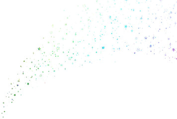 背景素材_ホログラム_星