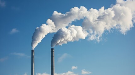 smoke from chimney