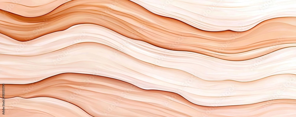 Poster watercolor abstract background concept. abstract flowing texture in soft orange and cream tones for 