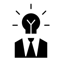 Creator icon in glyph style