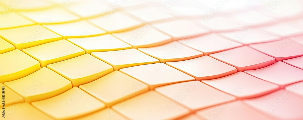 Poster Matrix abstract background idea. Abstract colorful wave pattern with gradient hues of yellow and red.