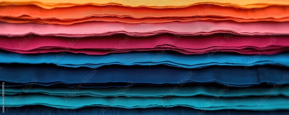 Poster Layer abstract background concept. Vibrant layers of colored paper showcasing texture and depth for creative projects.