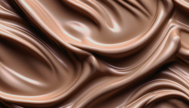 Textured ripples of paint or melted chocolate. Mocha Mouse 2025 color