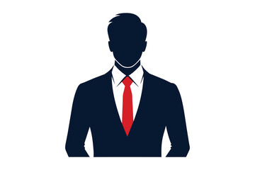 man baker icon silhouette on white background K.eps