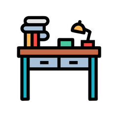 study table icon design