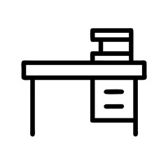 study table icon design