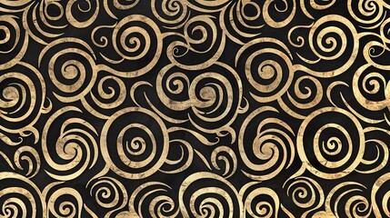 Fototapeta premium spiral seamless pattern wallpaper