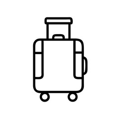 suitcase luggage icon design