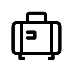 suitcase luggage icon design