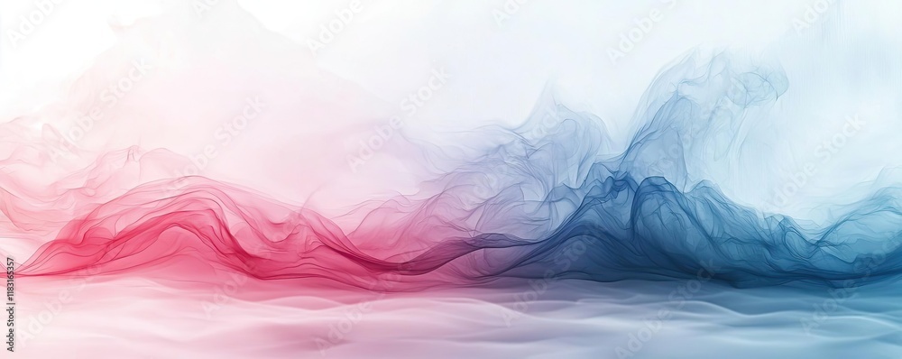 Poster Watercolor abstract background concept. Abstract waves of color blend seamlessly, creating a visually stunning background.