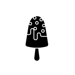 Ice cream icon in glyph style