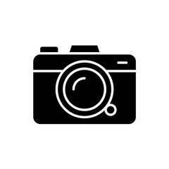 Camera icon in glyph style