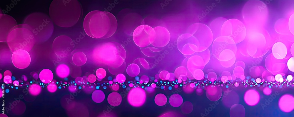 Aufkleber Dots abstract background idea. Abstract purple bokeh background with sparkling light for creative designs and projects.