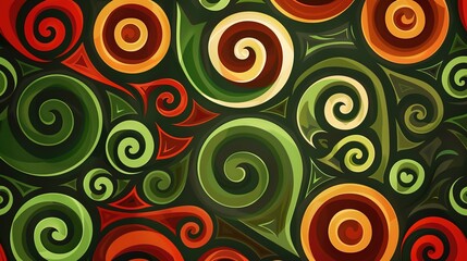spiral seamless pattern wallpaper