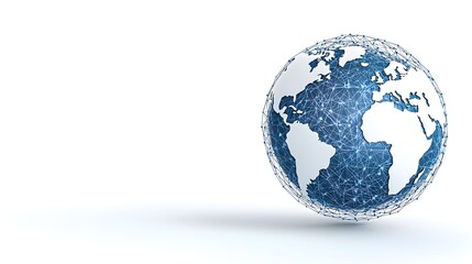 Global Network Concept with Connected Lines and Earth Model