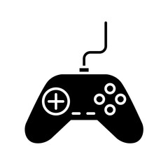 Joystick icon in glyph style
