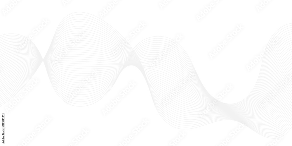 Poster vector abstract technology flow grid blend curve wave line digital isolated energy, music dynamic gr